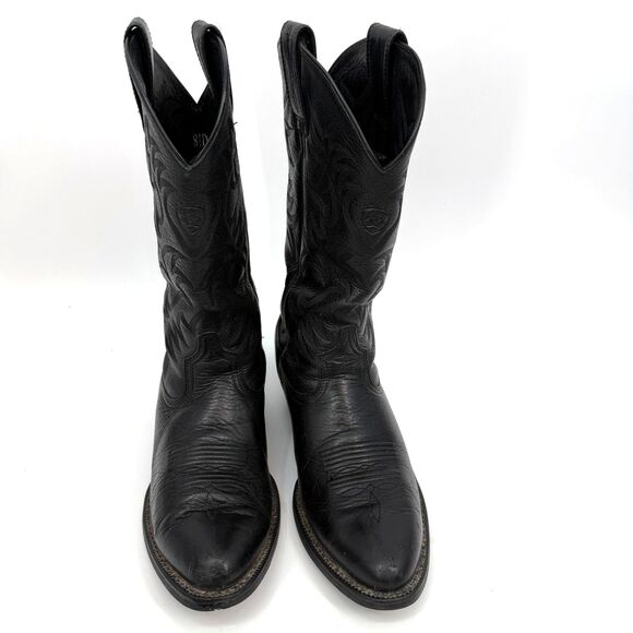 ARIAT Deertan Heritage Toe Men\'s  8.5 D Black Western Boots 10002218 (34770) main image 10
